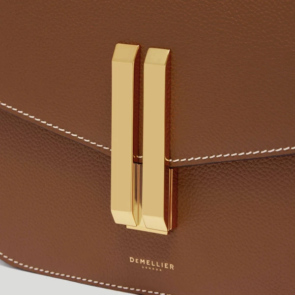 Demellier The Vancouver in Tan Crossbody Bag, view 3