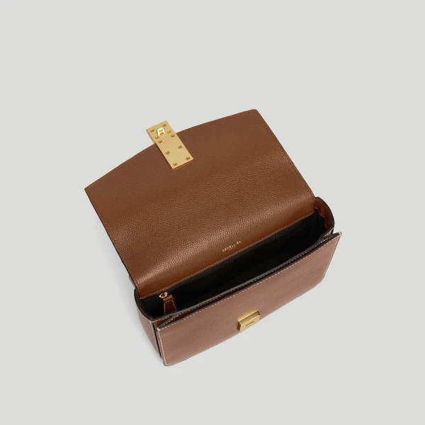 Demellier The Vancouver in Tan Crossbody Bag, view 4