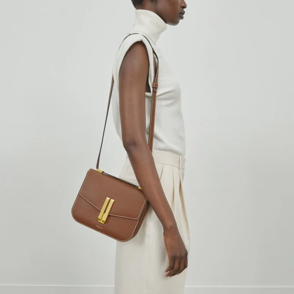 Demellier The Vancouver in Tan Crossbody Bag, view 7