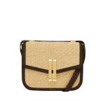 Brown-The-Vancouver-in-Warm-Raffia46522_nobg Demellier The Vancouver in Warm Raffia Crossbody Bag