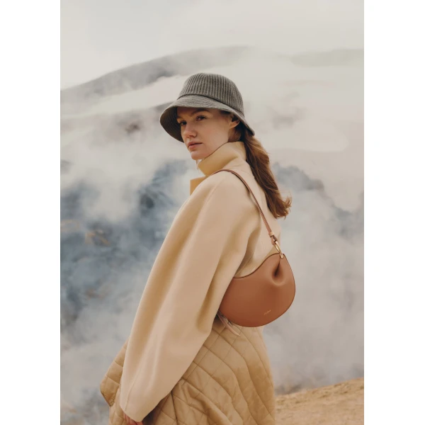 Polene Tonca in Camel Bag, view 2