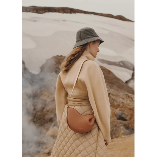 Polene Tonca in Camel Bag, view 4