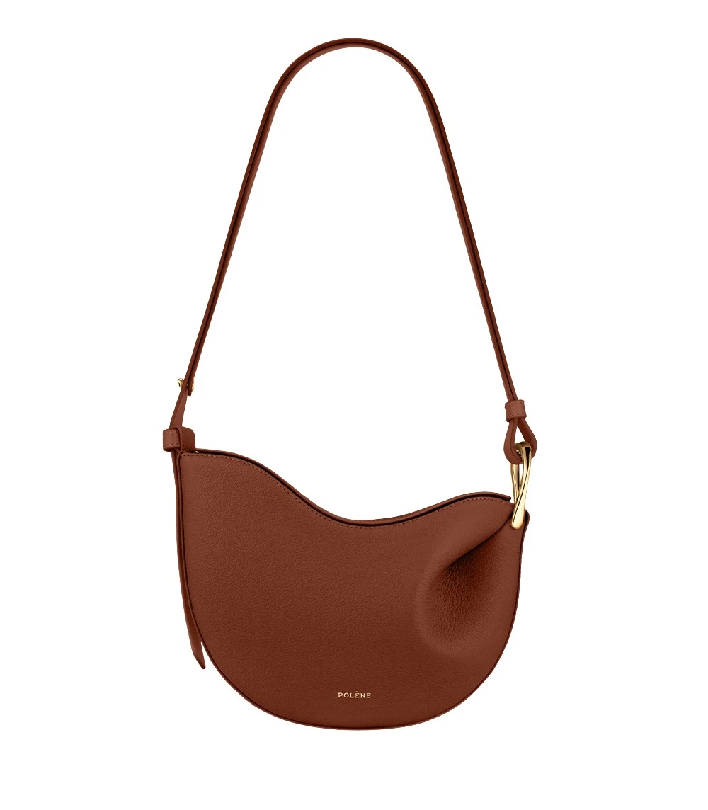 Brown-Tonca-in-Cognac-collection-coveti58372_nobg Polene Tonca in Cognac Bag