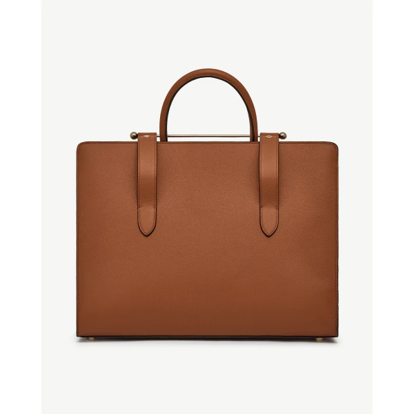 Strathberry Tote in Chestnut, view 4