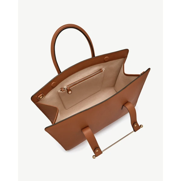 Strathberry Tote in Chestnut, view 5