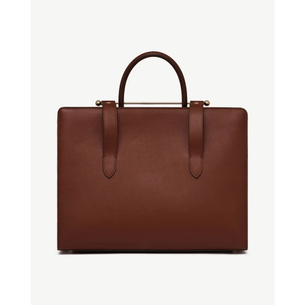Strathberry Tote in Walnut, view 4