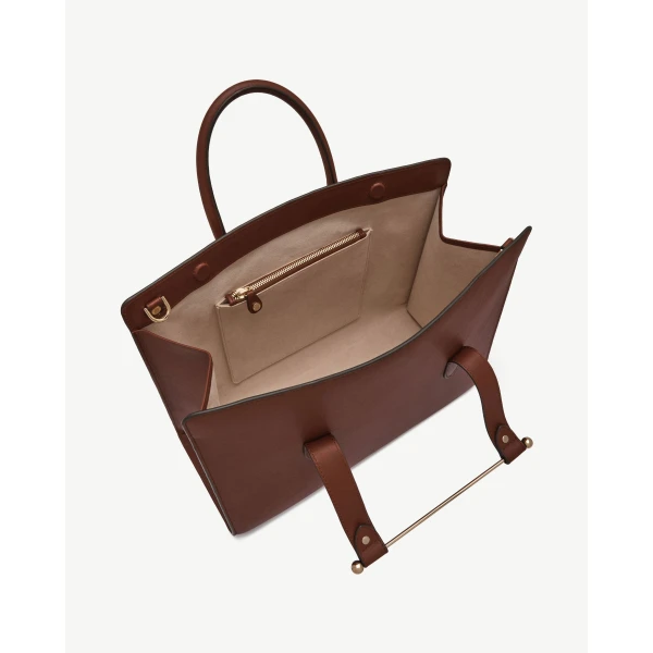 Strathberry Tote in Walnut, view 5