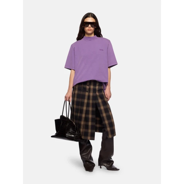 The Attico Brown shades midi skirt, view 2