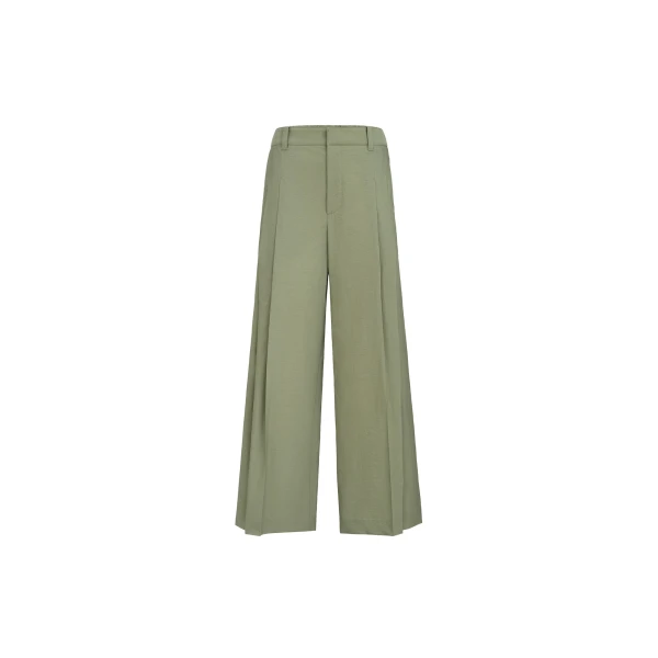 Brunello Cucinelli A-line trousers in Green