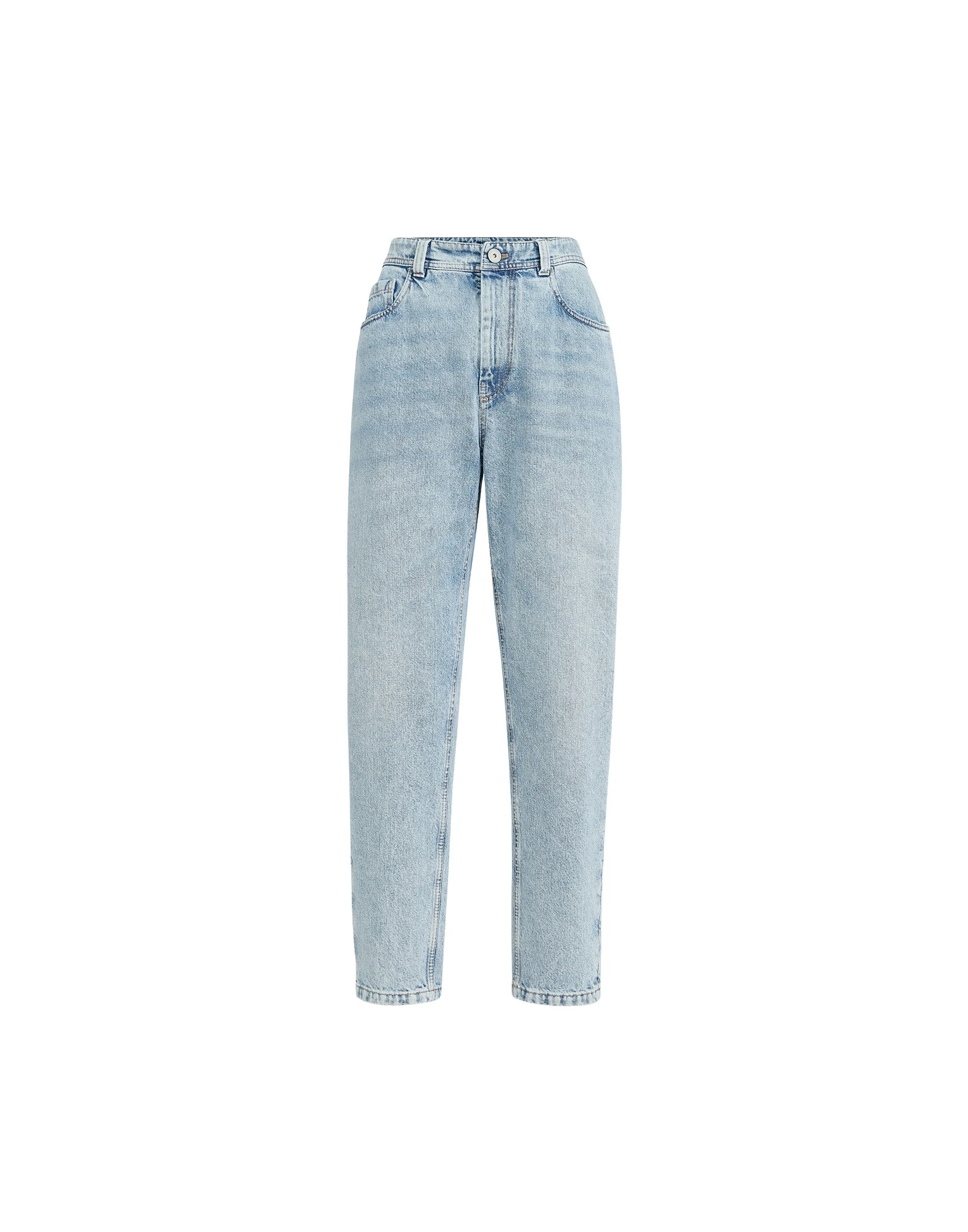 Brunello Cucinelli Baggy Tapered trousers in Light Denim