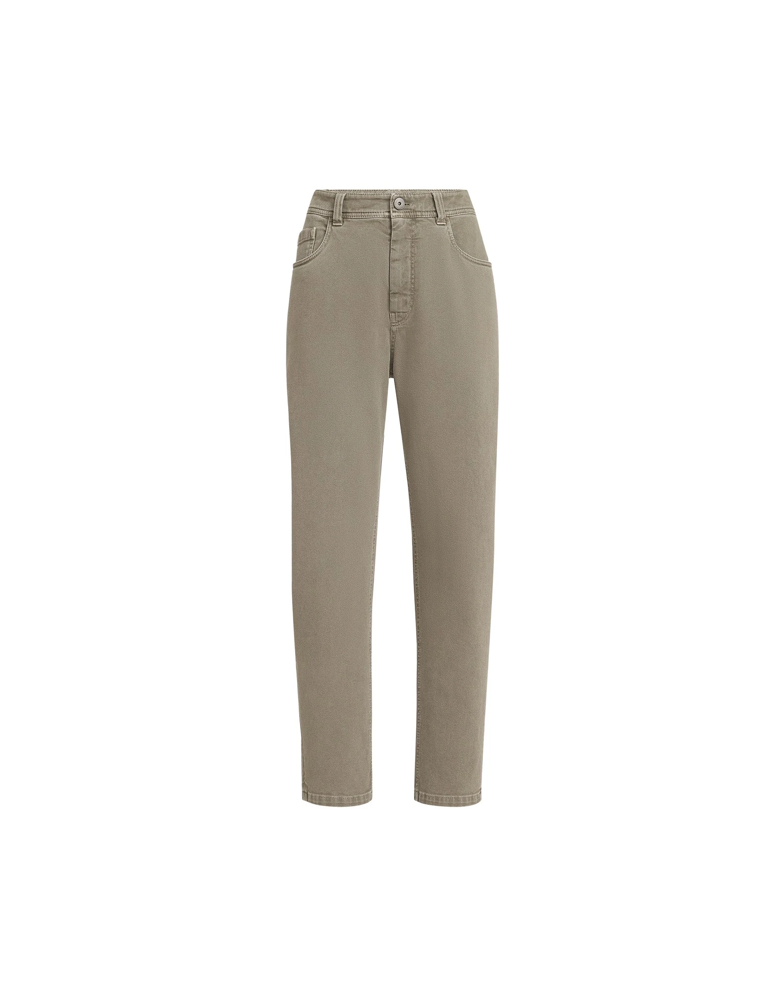Brunello Cucinelli Baggy Tapered trousers in Military