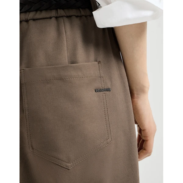 Brunello Cucinelli Baggy trousers in Brown, view 4