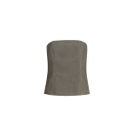 Brunello Cucinelli Bandeau top in Olive