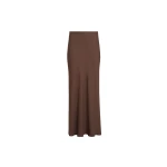 Brunello Cucinelli Bias-cut skirt in Cocoa