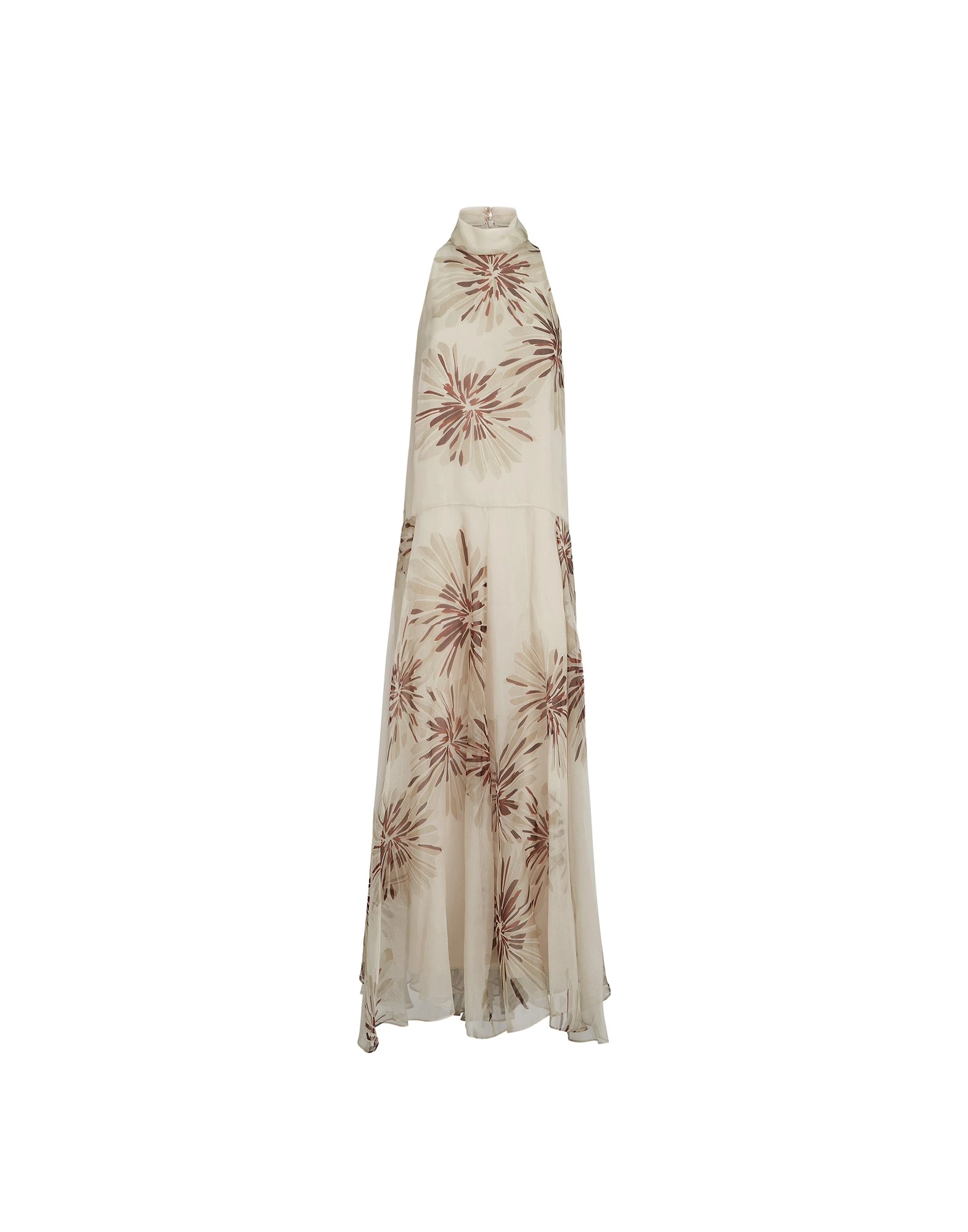 Brunello Cucinelli Bloom print organza dress