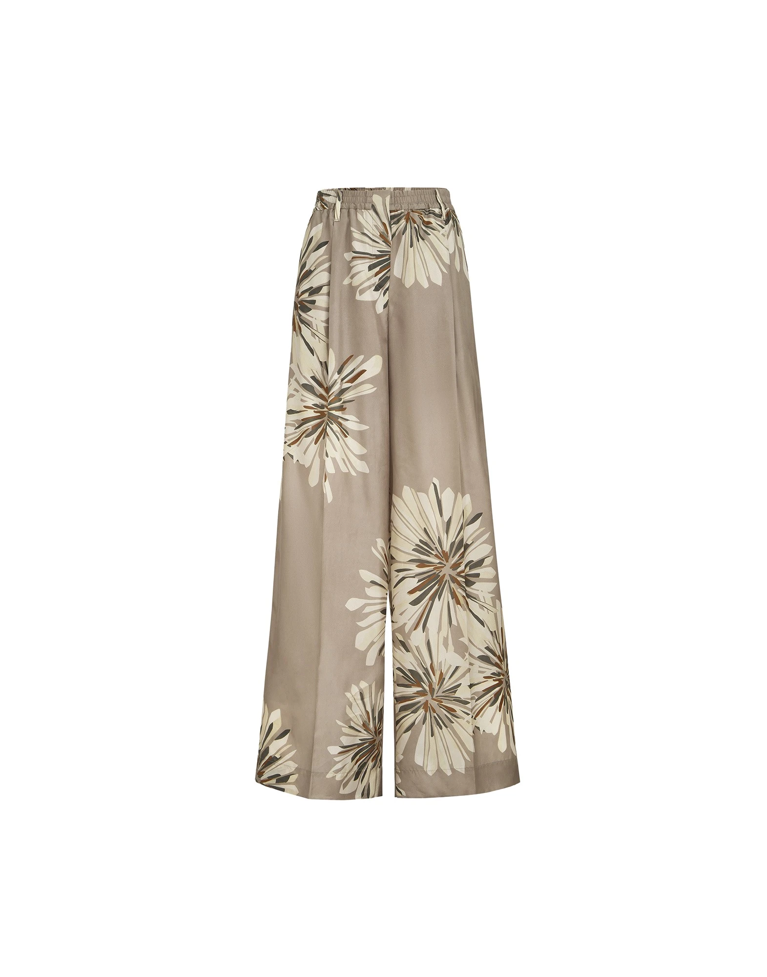 Brunello Cucinelli Bloom print pongee trousers