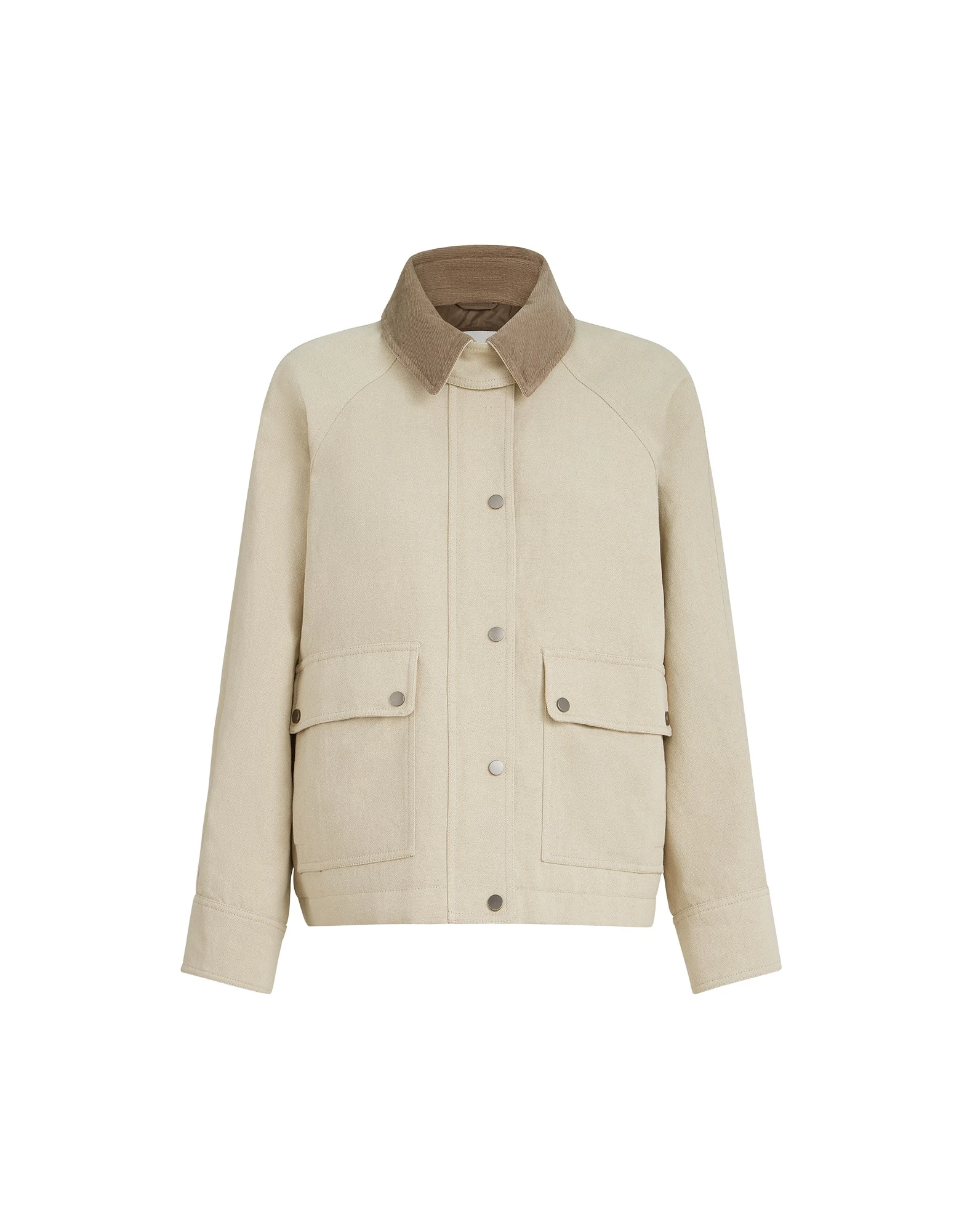 Brunello-Cucinelli-Canvas-outerwear-jacket-in-Beige55028_nobg Brunello Cucinelli Canvas outerwear jacket in Beige