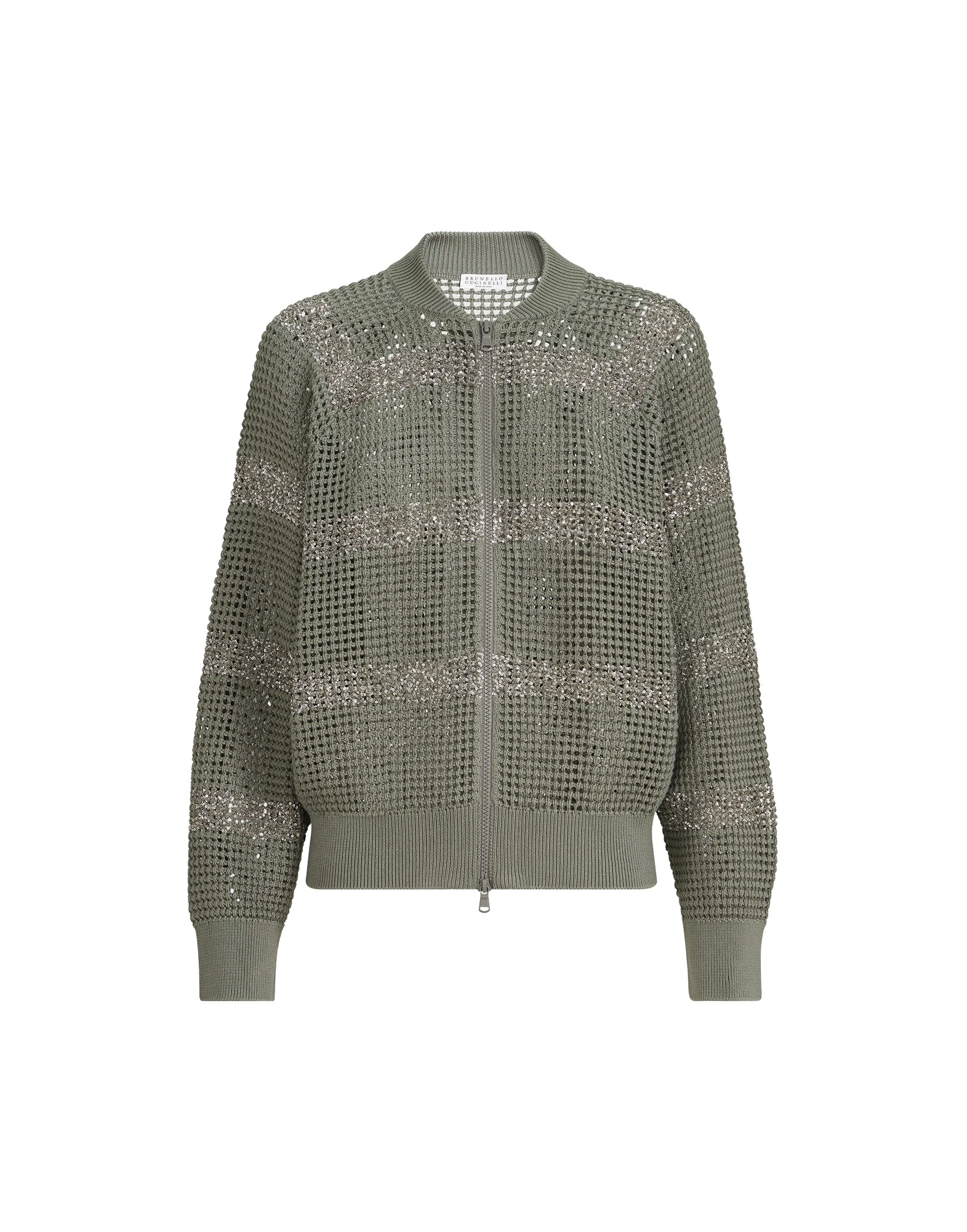 Brunello Cucinelli Cardigan with dazzling stripes