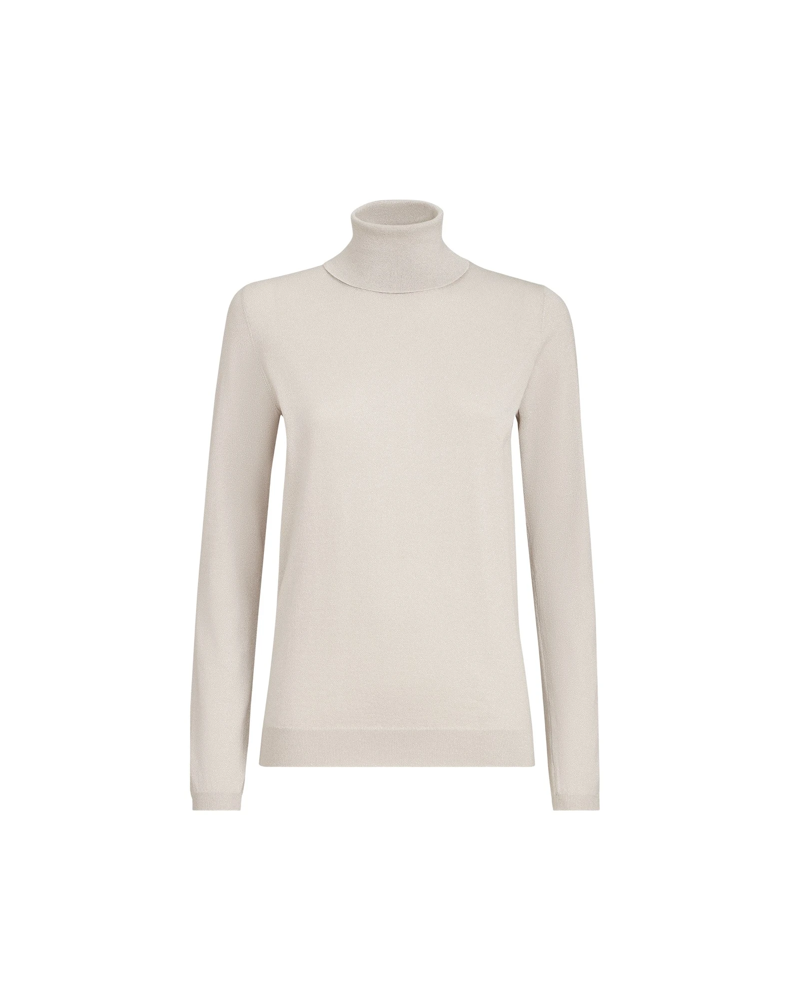Brunello Cucinelli Cashmere and silk Sparkling sweater in Pearl Grey