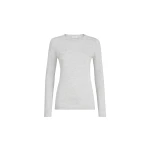 Brunello Cucinelli Cashmere and silk lightweight sweater in Light Grey