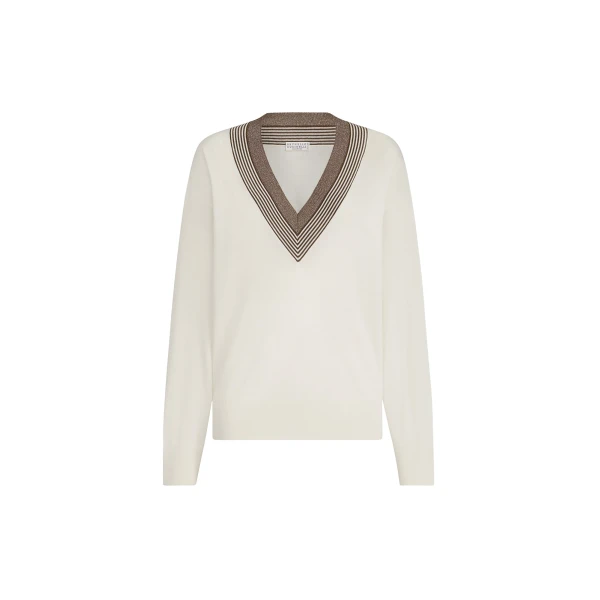 Brunello Cucinelli Cashmere and silk lightweight sweater