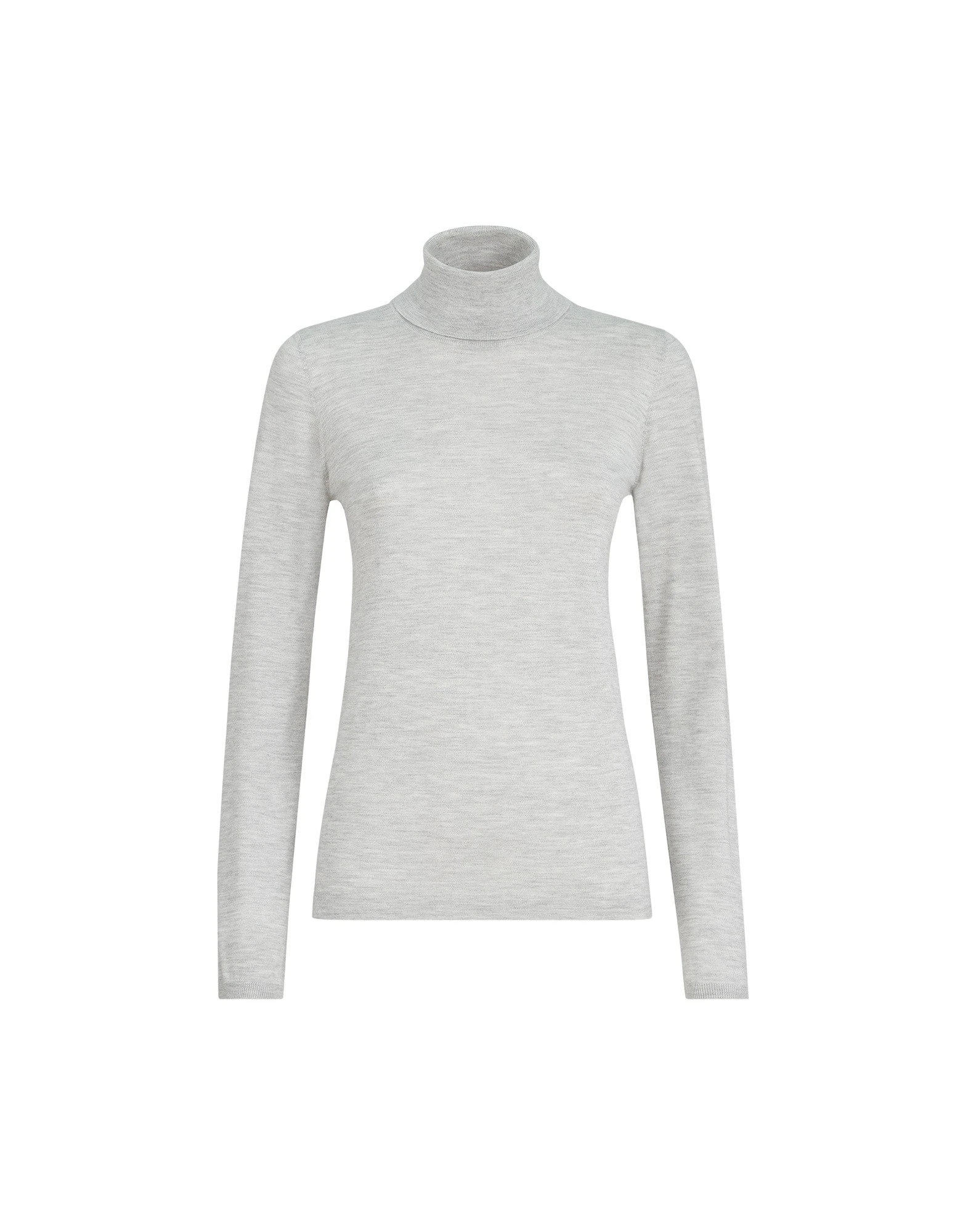 Brunello Cucinelli Cashmere and silk sweater in Light Grey