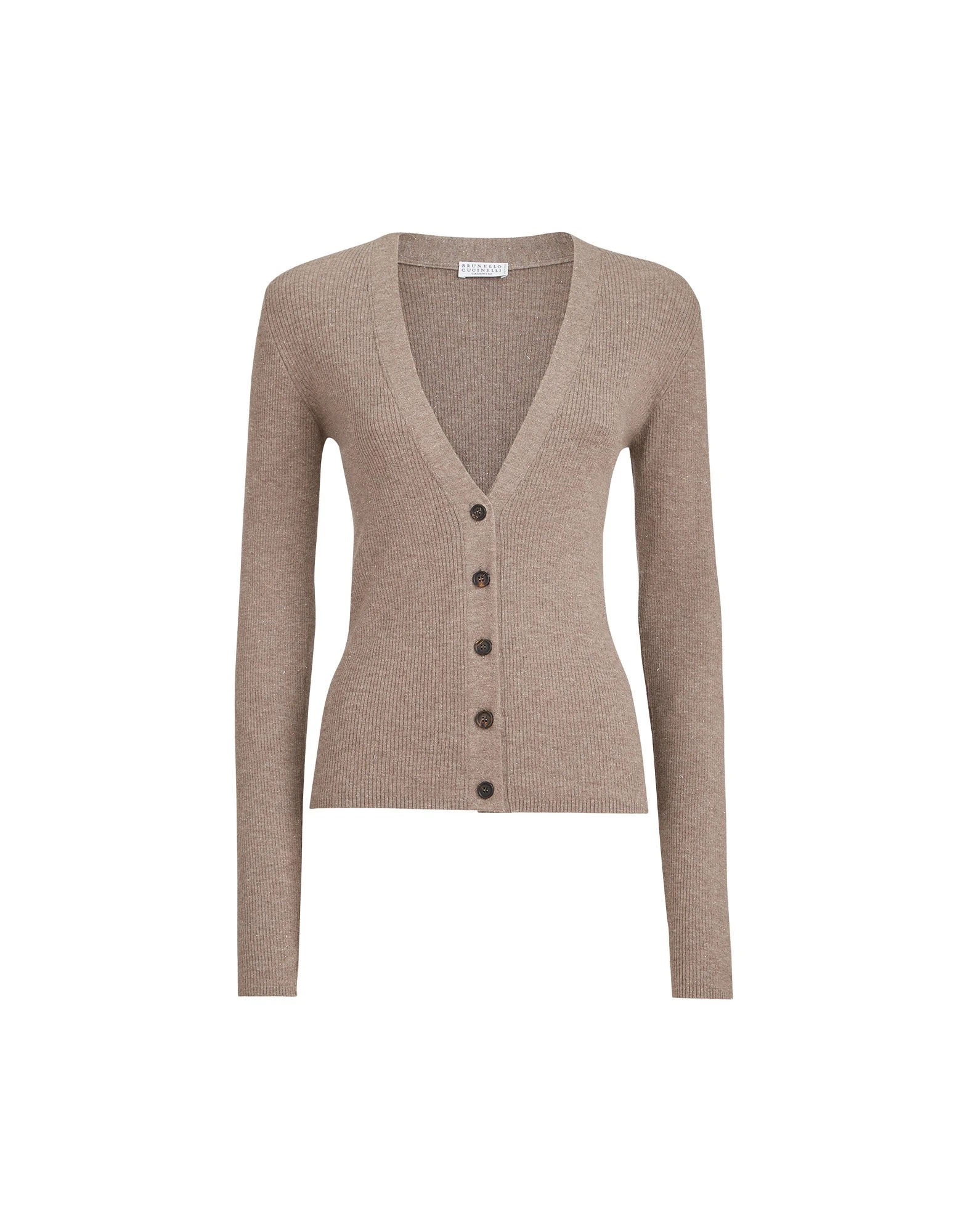 Brunello Cucinelli Cashmere cardigan in Light Brown