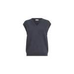 Brunello Cucinelli Cashmere knit vest in Blue