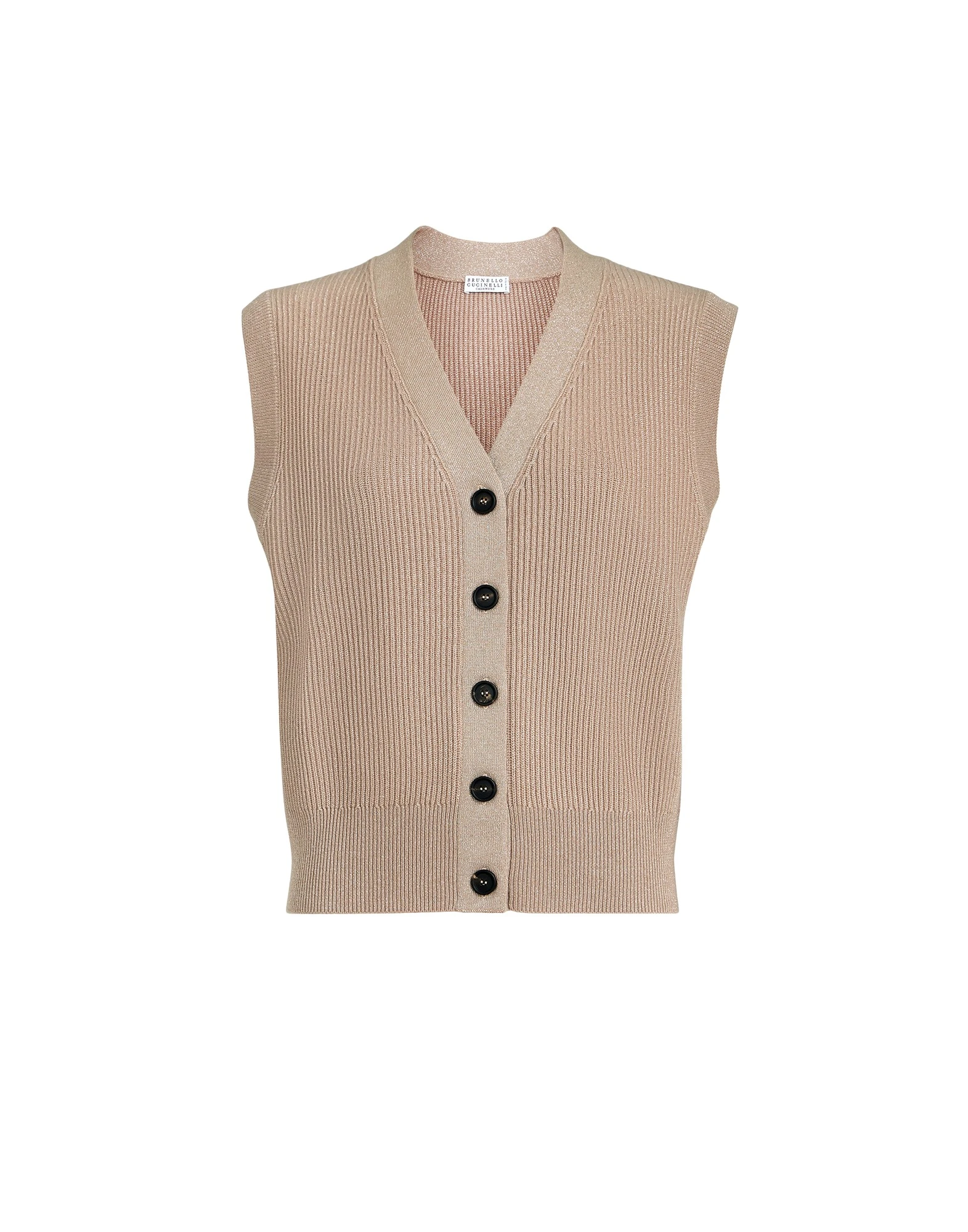 Brunello-Cucinelli-Cashmere-knit-vest-in-Light-Brown79527_nobg Brunello Cucinelli Cashmere knit vest in Light Brown