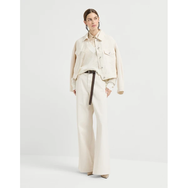 Brunello Cucinelli Cashmere net sweater in Panama, view 6