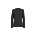 Brunello Cucinelli Cashmere sweater with monili in Lignite Grey