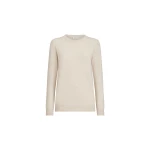 Brunello Cucinelli Cashmere sweater with monili in Oat
