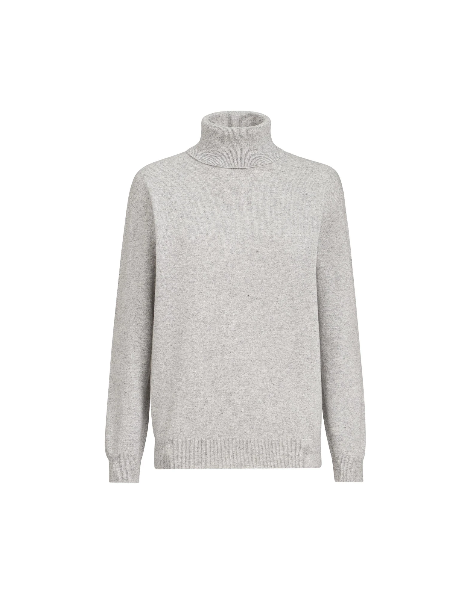 Brunello Cucinelli Cashmere sweater with monili in Pebble