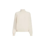 Brunello Cucinelli Cashmere turtleneck sweater in Butter