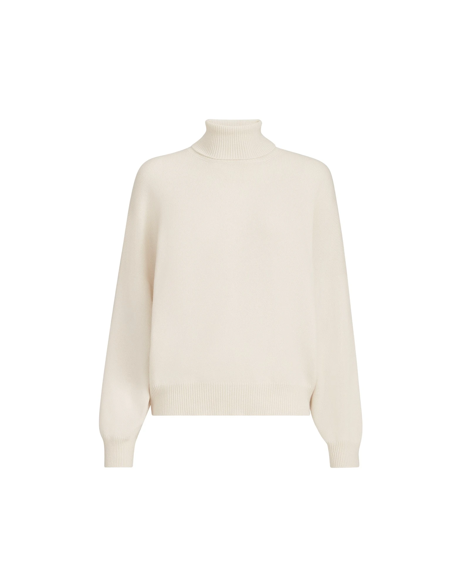 Brunello Cucinelli Cashmere turtleneck sweater in Butter