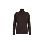 Brunello Cucinelli Cashmere turtleneck sweater in Coffee