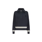 Brunello Cucinelli Cashmere turtleneck sweater in Navy Blue