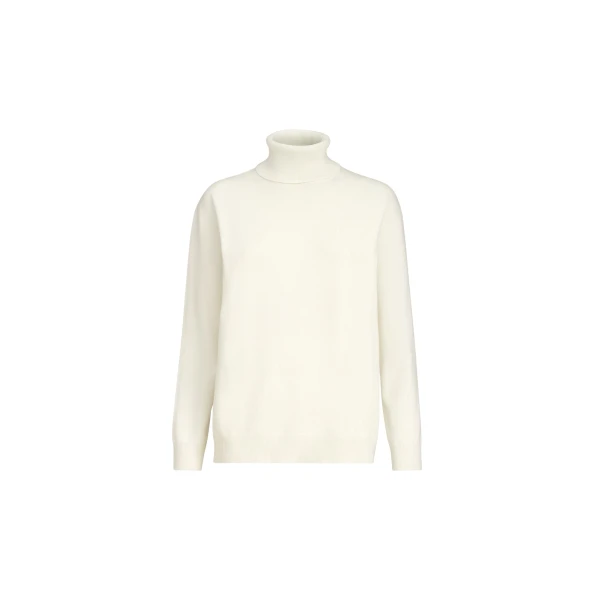 Brunello Cucinelli Cashmere turtleneck sweater in White