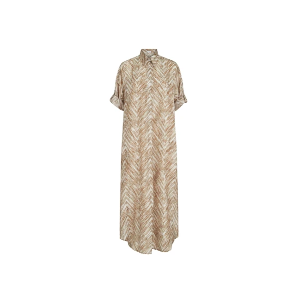 Brunello Cucinelli Chevron print dress