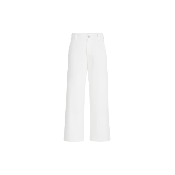 Brunello Cucinelli Chino Crop trousers in White