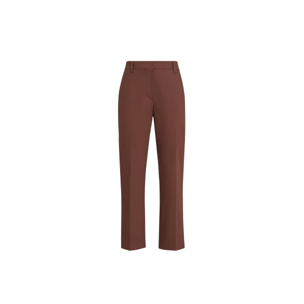 Brunello Cucinelli Cigarette trousers in Bordeaux