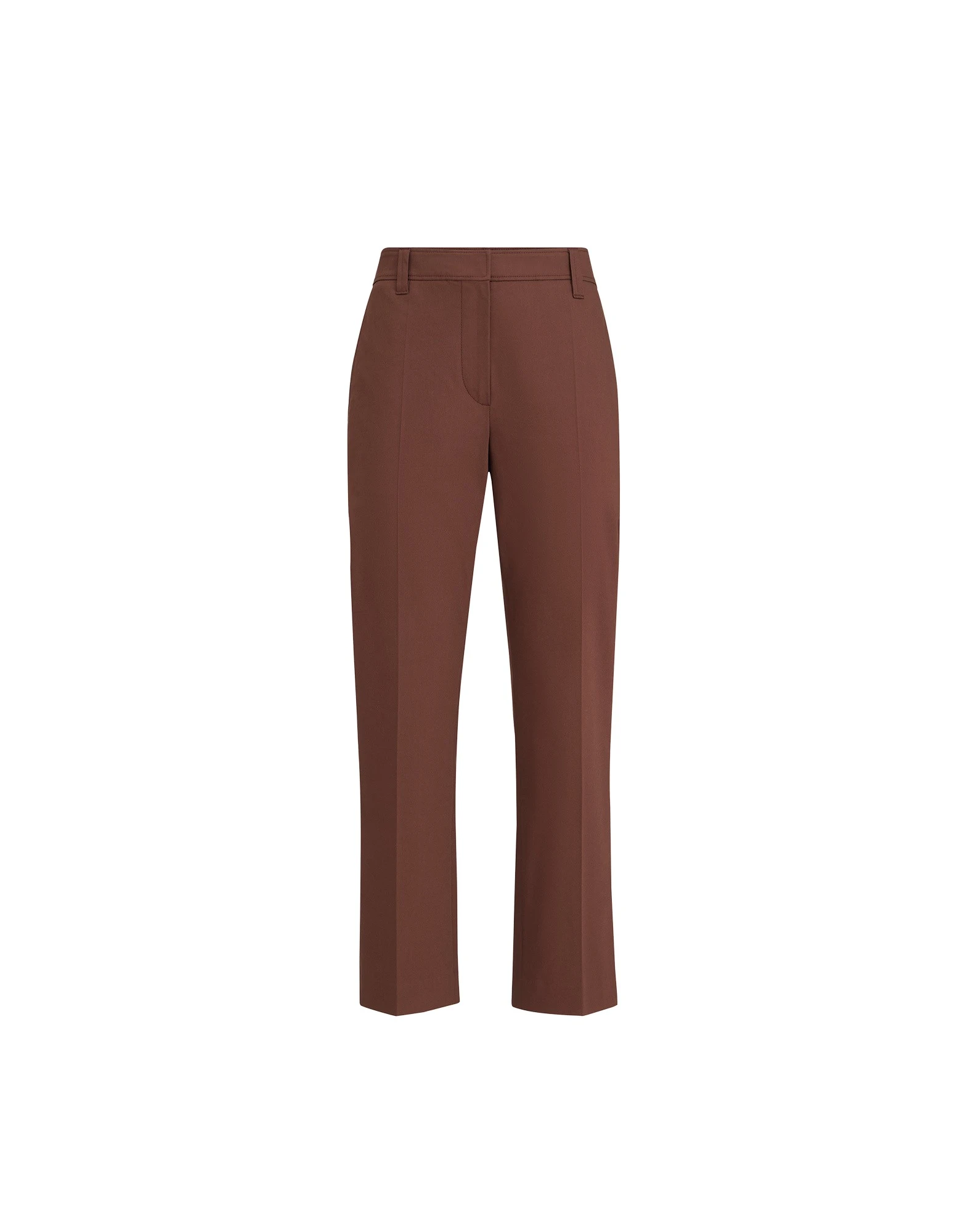 Brunello Cucinelli Cigarette trousers in Bordeaux
