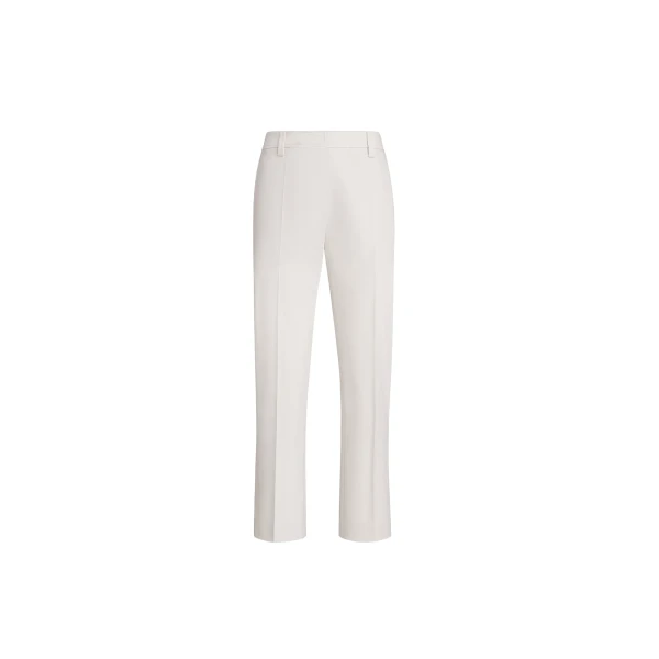 Brunello Cucinelli Cigarette trousers in Oat