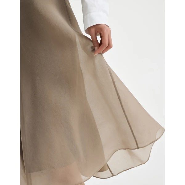 Brunello Cucinelli Circle skirt in Rope, view 4