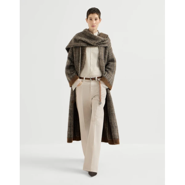 Brunello Cucinelli Contemporary Loose Trousers in Sand, view 5
