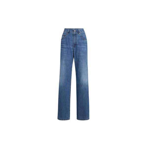 Brunello Cucinelli Contemporary Loose trousers in Denim
