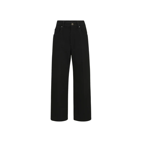 Brunello Cucinelli Contemporary Square trousers in Black