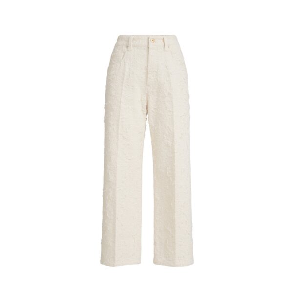 Brunello Cucinelli Contemporary Square trousers in Ivory