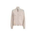 Brunello Cucinelli Cotton Diamond yarn outerwear jacket in Desert