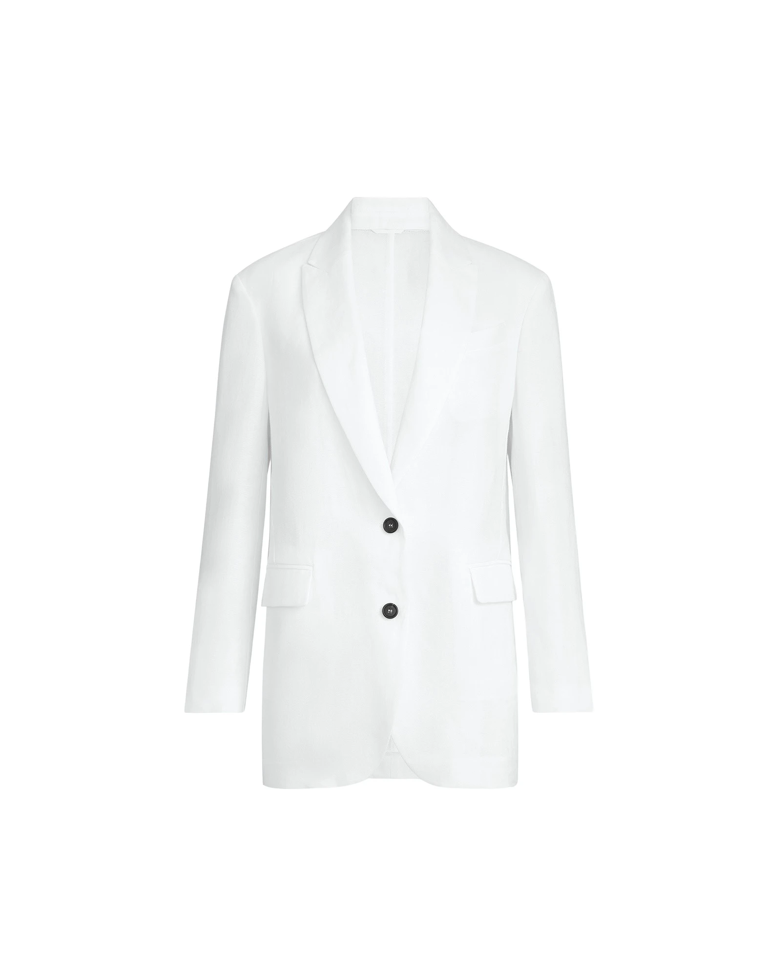 Brunello-Cucinelli-Cotton-blazer-in-White57184_nobg Brunello Cucinelli Cotton blazer in White